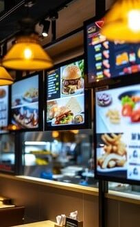 fast food restaurants