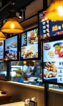 fast food restaurants